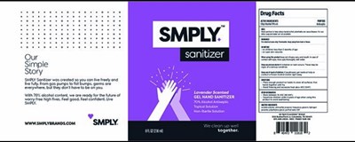 Smply Sanitizer Lavender (Smply Lavender 8oz)